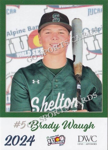 2024 Shelton State Community College Buccaneers JUCO Brady Waugh