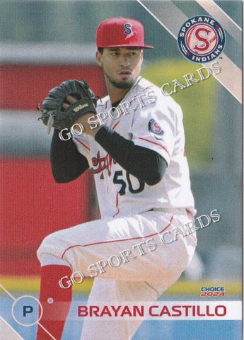 2024 Spokane Indians Bryan Castillo