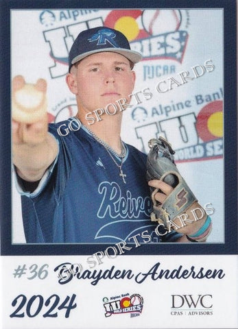 2024 Iowa Western Reivers JUCO Brayden Andersen