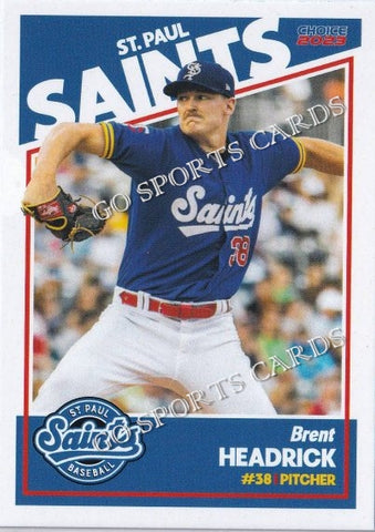 2023 St Paul Saints Brent Headrick