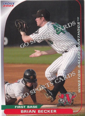 2003 Winston Salem Warthogs Brian Becker