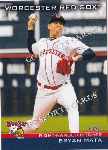 2023 Worcester Red Sox Update Bryan Mata #19