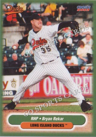 2003 Long Island Ducks Bryan Rekar