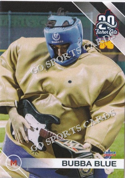 2024 New Hampshire Fisher Cats Bubba Blue Mascot