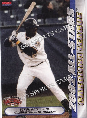 2002 California Carolina League All Star Game Byron Gettis