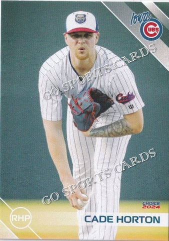 2024 Iowa Cubs Cade Horton