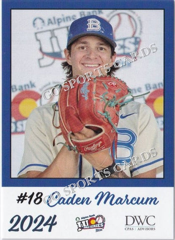 2024 Blinn College Buccaneers JUCO Caden Marcum