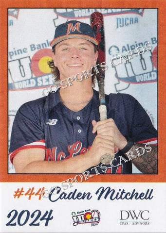 2024 McLennan Community College Highlanders JUCO Caden Mitchell