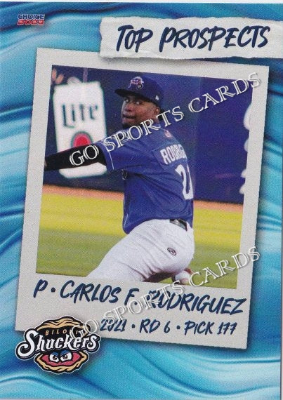 2023 Biloxi Shuckers Top Prospects Carlos F Rodriguez