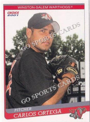 2001 Winston Salem Warthogs Carlos Ortega