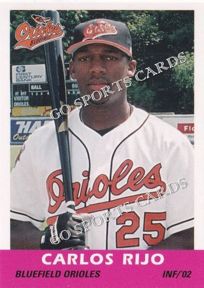 2002 Bluefield Orioles Carlos Rijo