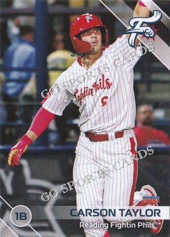 2024 Reading Fightin Phils 2nd Carson Taylor