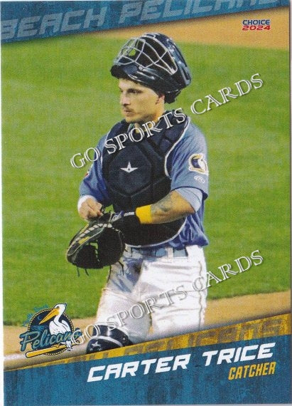 2024 Myrtle Beach Pelicans Carter Trice