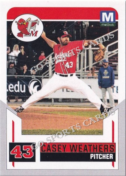 2017 Fargo Moorhead RedHawks Casey Weathers