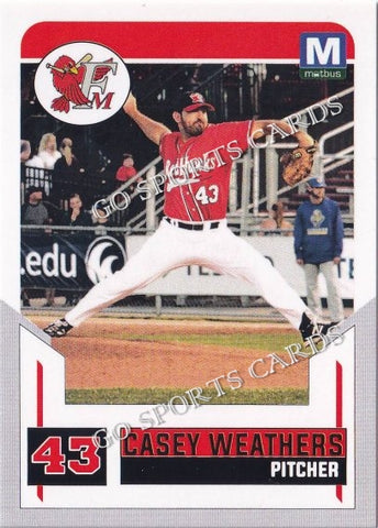 2017 Fargo Moorhead RedHawks Casey Weathers