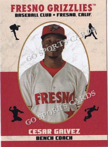 2024 Fresno Grizzlies Cesar Galvez