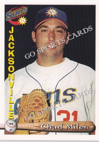 1999 Jacksonville Suns Chad Miles