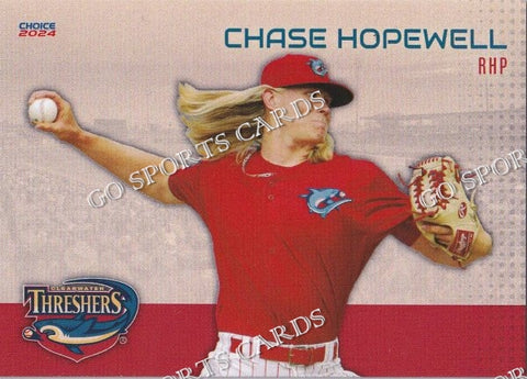 2024 Clearwater Threshers Chase Hopewell
