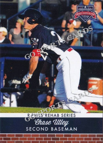 2019 Reading Fightin Phils Rehab Series Chase Utley