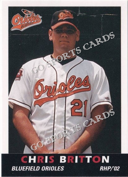 2002 Bluefield Orioles Chris Britton