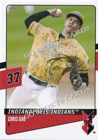 2024 Indianapolis Indians Chris Gau