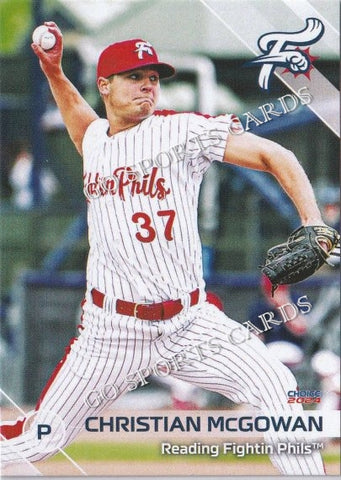 2024 Reading Fightin Phils 2nd Christian McGowan