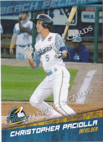 2024 Myrtle Beach Pelicans Christopher Paciolla