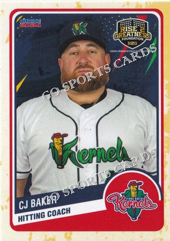 2024 Cedar Rapids Kernels CJ Baker
