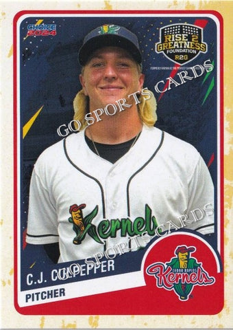 2024 Cedar Rapids Kernels CJ Culpepper