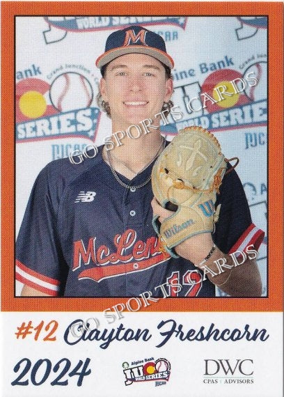 2024 McLennan Community College Highlanders JUCO Clayton Freshcorn