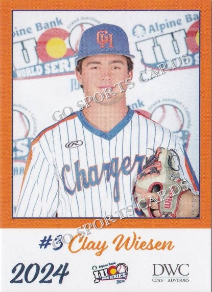 2024 Georgia Highlands College Chargers JUCO Clay Wiesen