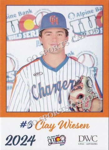 2024 Georgia Highlands College Chargers JUCO Clay Wiesen