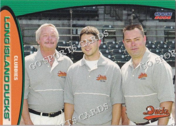 2002 Long Island Ducks Clubbies Staff