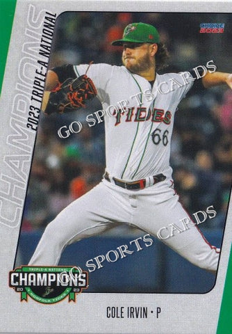2023 Norfolk Tides Champions Cole Irvin