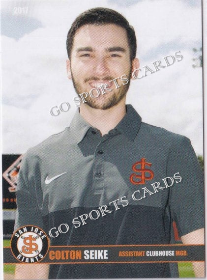 2017 San Jose Giants Colton Seike
