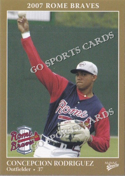 2007 Rome Braves Concepcion Rodriguez