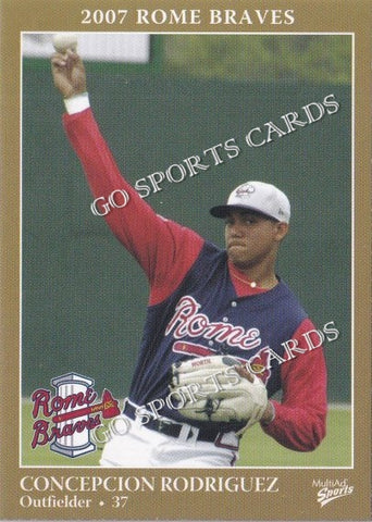 2007 Rome Braves Concepcion Rodriguez
