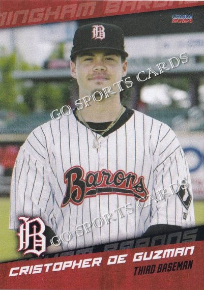 2024 Birmingham Barons Cristopher De Guzman