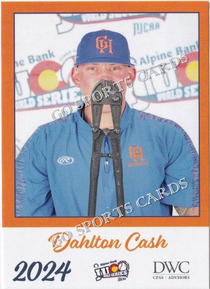 2024 Georgia Highlands College Chargers JUCO Dahlton Cash