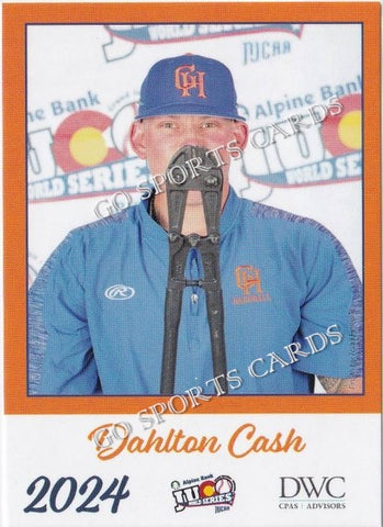 2024 Georgia Highlands College Chargers JUCO Dahlton Cash