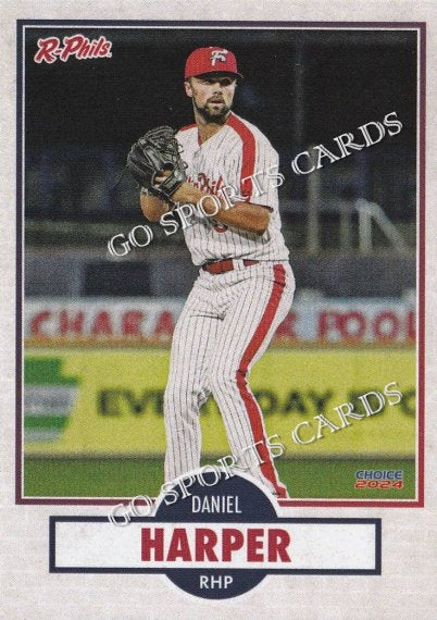 2024 Reading Fightin Phils 3rd Daniel Harper