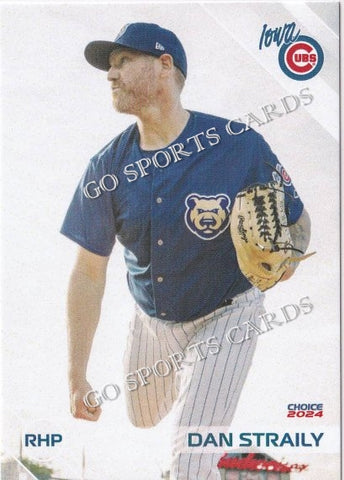 2024 Iowa Cubs Dan Straily