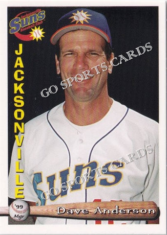 1999 Jacksonville Suns Dave Anderson