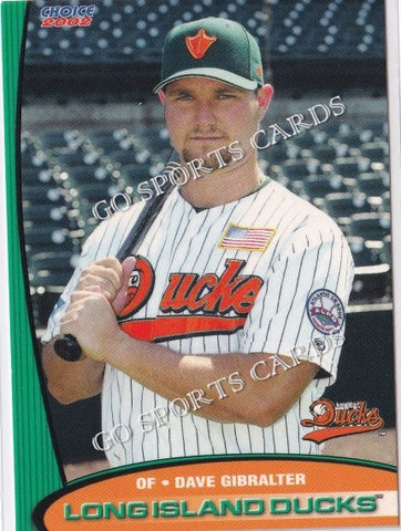 2002 Long Island Ducks Dave Gibralter
