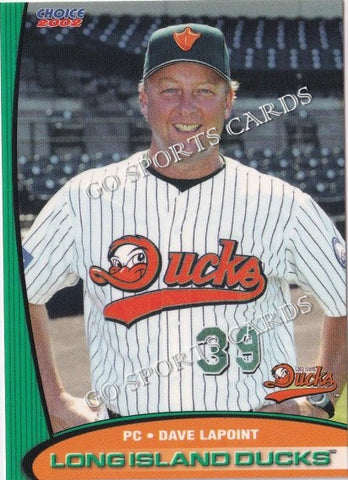 2002 Long Island Ducks Dave LaPoint