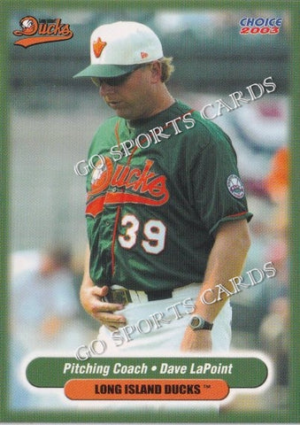 2003 Long Island Ducks Dave Lapoint