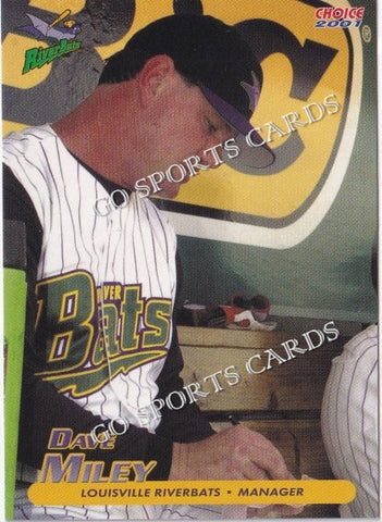 2001 Louisville Riverbats Dave Miley