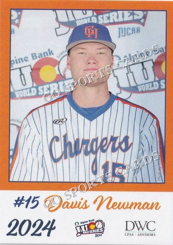 2024 Georgia Highlands College Chargers JUCO Davis Newman