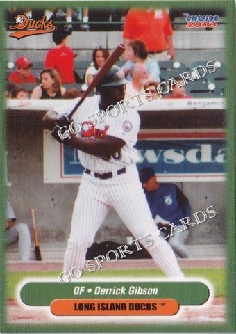 2003 Long Island Ducks Derrick Gibson