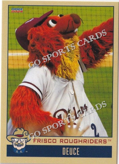 2024 Frisco RoughRiders Deuce Mascot β Go Sports Cards